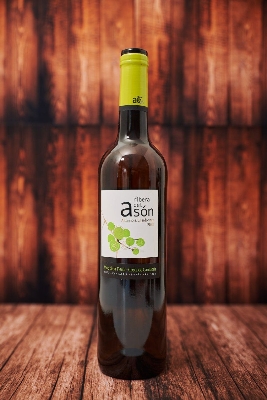 Botella Ribera del Asón de Bodegas Vidular. Albariño