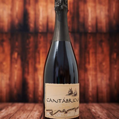 Botella Brut Cantabricus de Bodegas Vidular