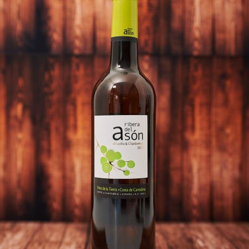 Botella Ribera del Asón de Bodegas Vidular. Albariño